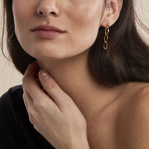 Boucles D'oreilles Pendantes Lianetta Or Jaune - Boucles d'oreilles Pendantes Femme | Marc Orian