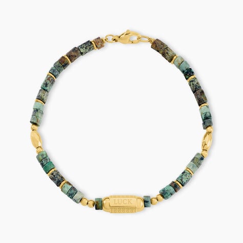 Bracelet Acier Jaune Turquoise - Bracelets chaînes Femme | Marc Orian
