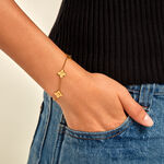 Bracelet Mirena Acier Jaune - Bracelets cha&icirc;nes Femme | Marc Orian