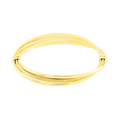 Bracelet Jonc Claudie 3 Fils Entrelaces Or Jaune - Bracelets jonc Femme | Marc Orian