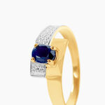 Bague Taila Or Jaune Saphir - Solitaires Femme | Marc Orian