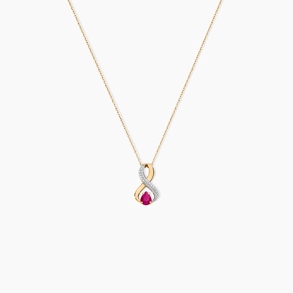 Collier Iolo Or Jaune Rubis - Colliers avec pierres Femme | Marc Orian