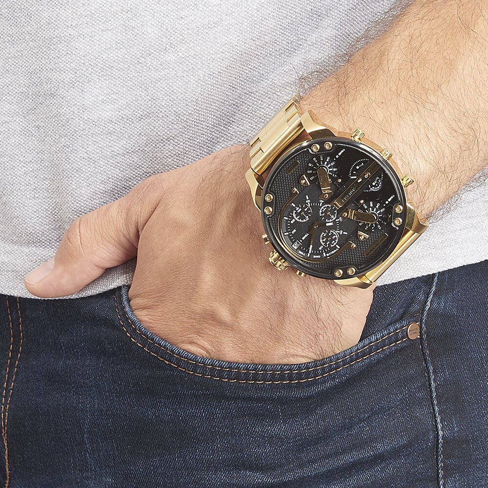 Montre Diesel Mr Daddy 2.0 Noir - Montres étanches  | Marc Orian