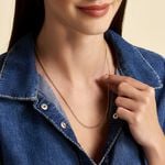 Collier Capucin Or Jaune Maille Marine Plate - Chaines Homme | Marc Orian