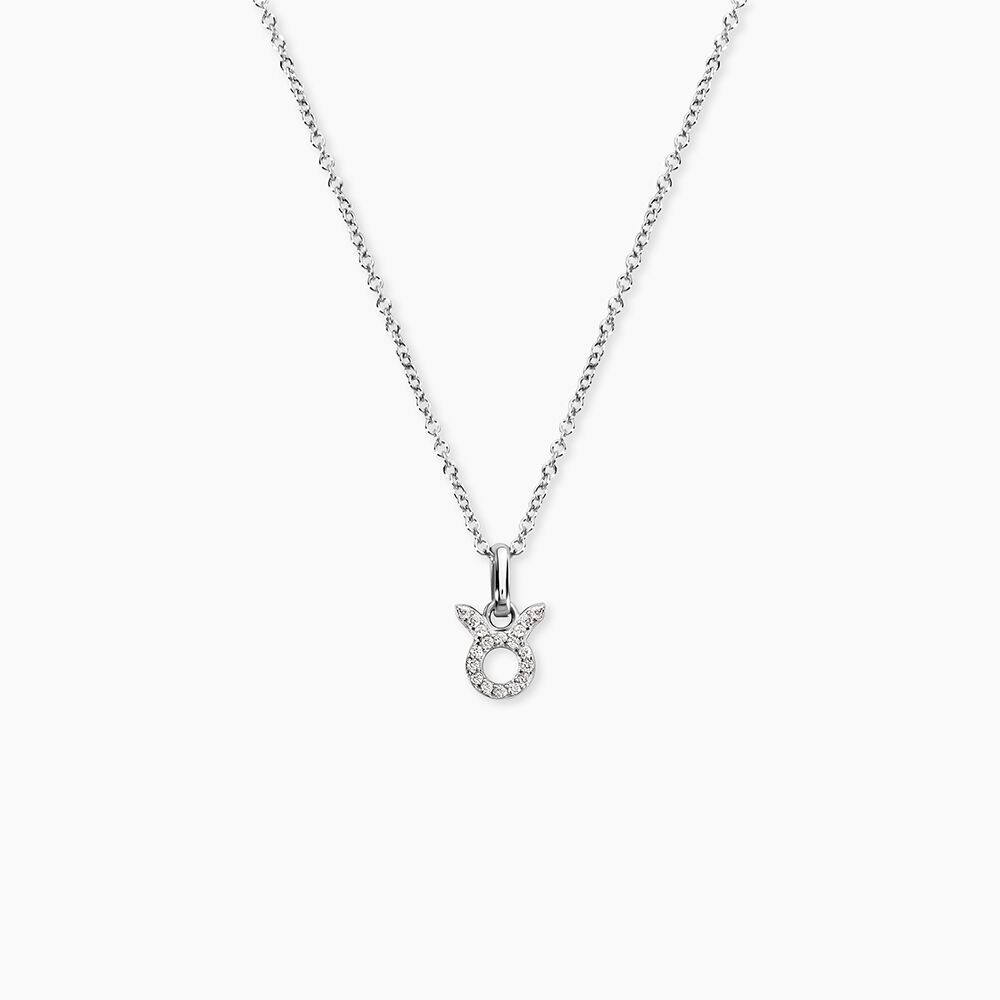 Collier Astra Argent Blanc Oxyde De Zirconium - Colliers avec pierres Femme | Marc Orian