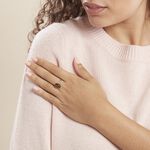 Bague Titziana Argent Blanc Ambre - Bijoux fantaisie Femme | Marc Orian