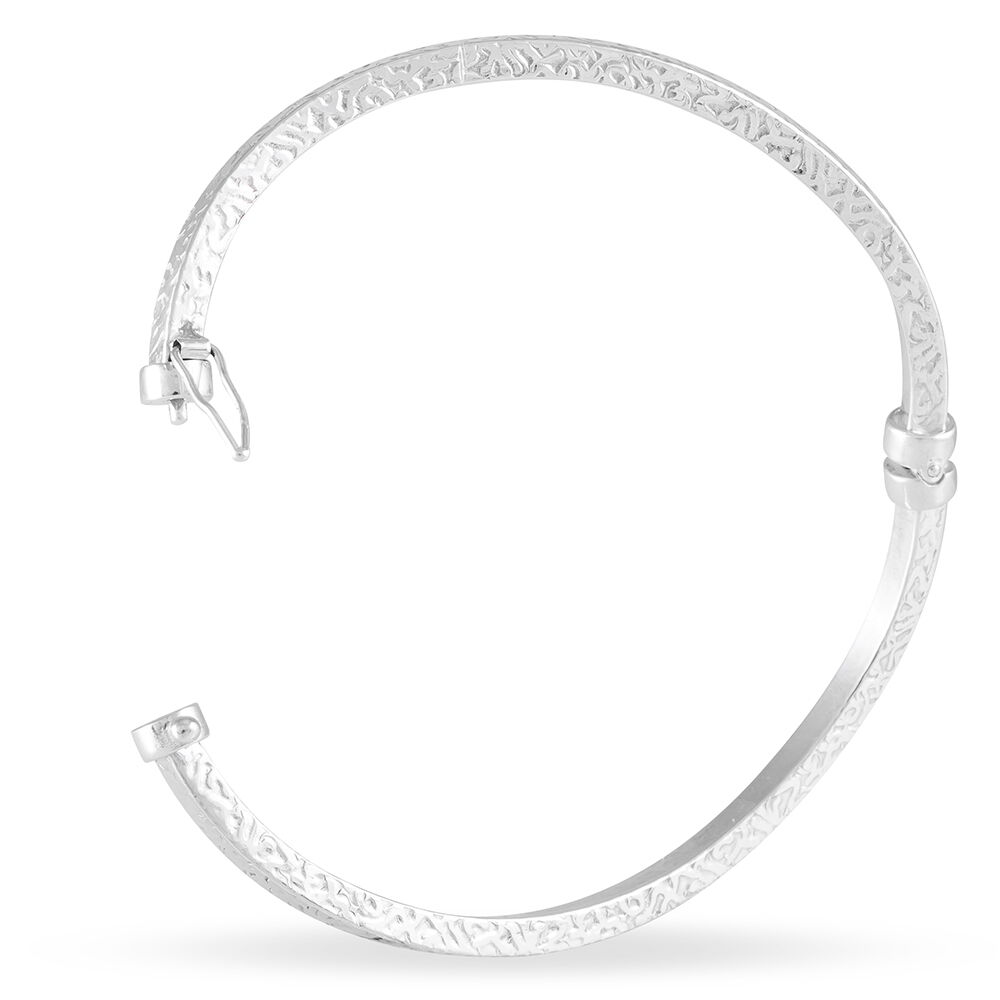 Bracelet Jonc Safietouae Argent Blanc - Bracelets joncs Femme | Marc Orian