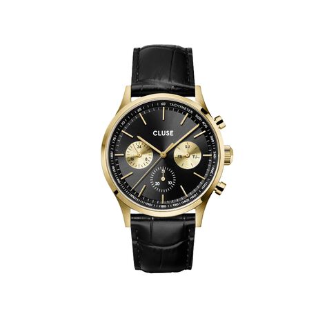 Montre Cluse Antheor Multifonction Noir - Montres &eacute;tanches Homme | Marc Orian