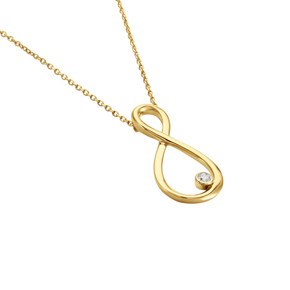 Collier Illes Or Jaune Diamant - Colliers avec pierres Femme | Marc Orian