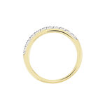 Demi Alliance Pristina Ld Or Jaune Diamant Synthetique - Bagues avec pierre Femme | Marc Orian