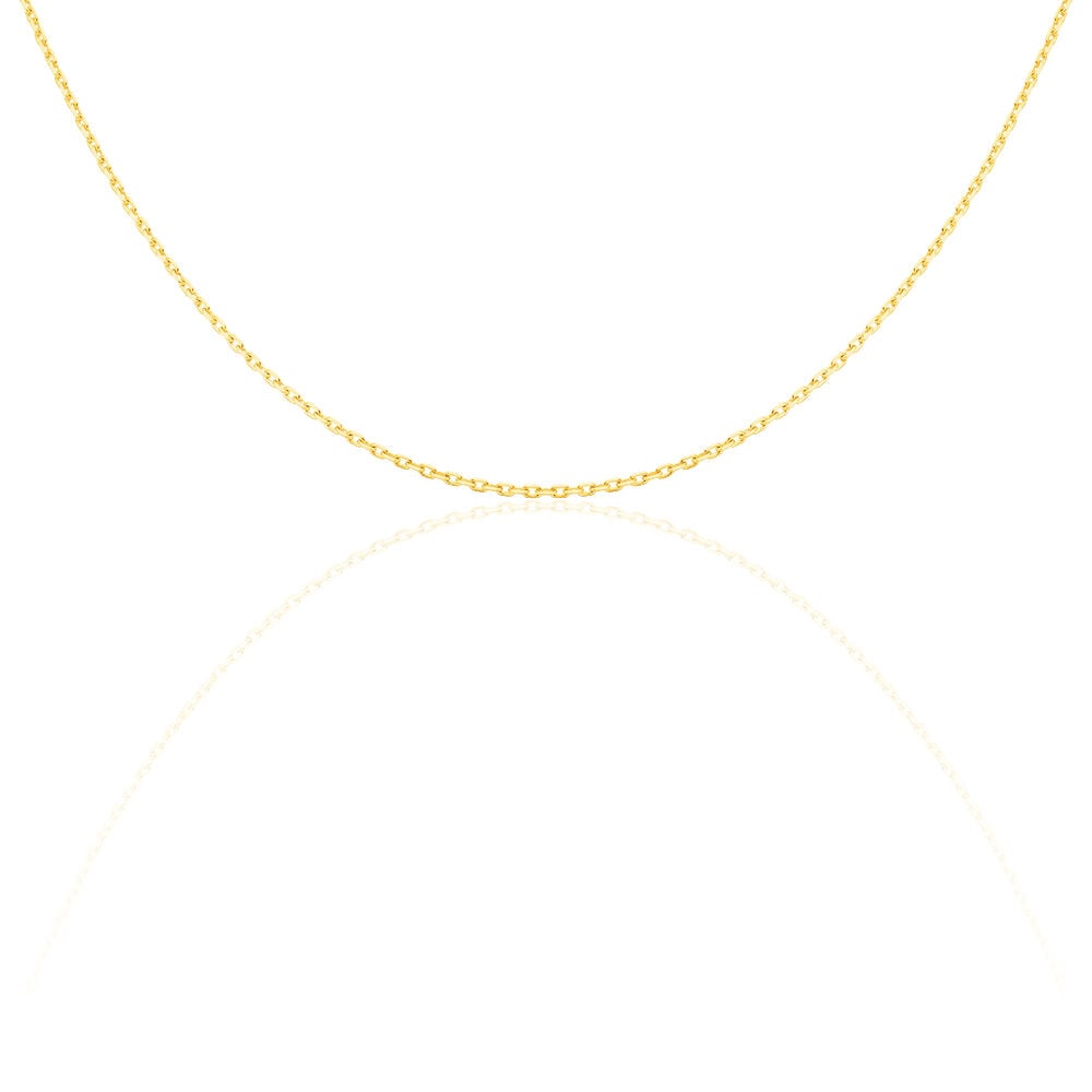 Chaîne Igoa Maille Forçat Diamantee Or Jaune - Chaines Femme | Marc Orian