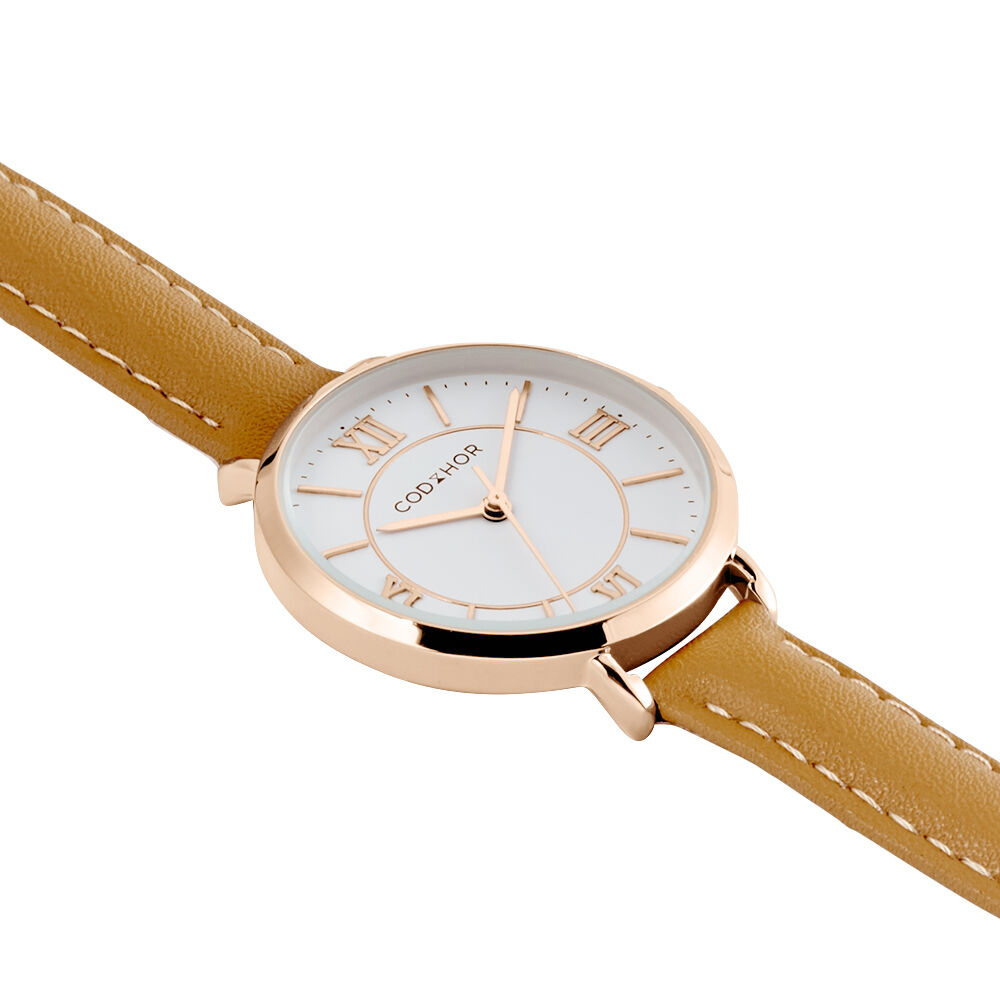 Montre Codhor Lena Blanc - Montres classiques Femme | Marc Orian