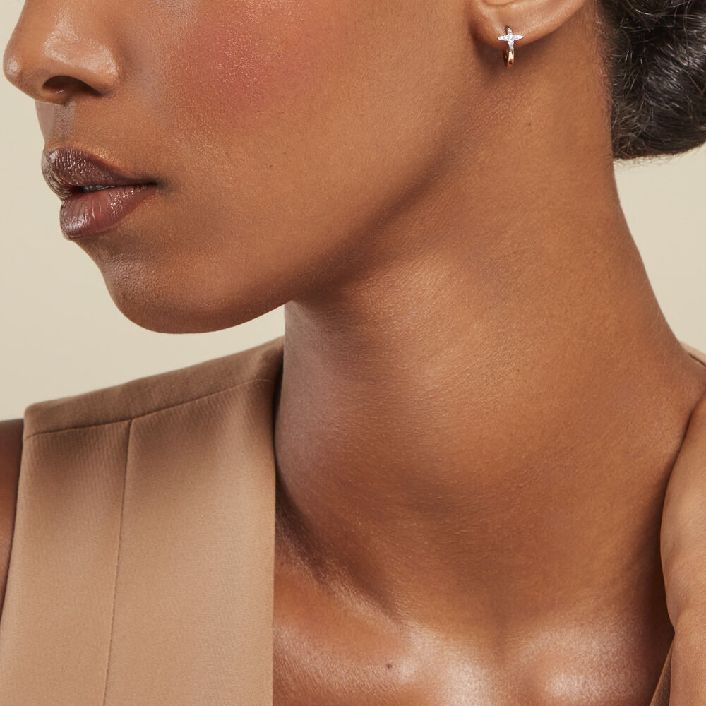 Créoles Starlight Or Jaune Diamant -  Femme | Marc Orian
