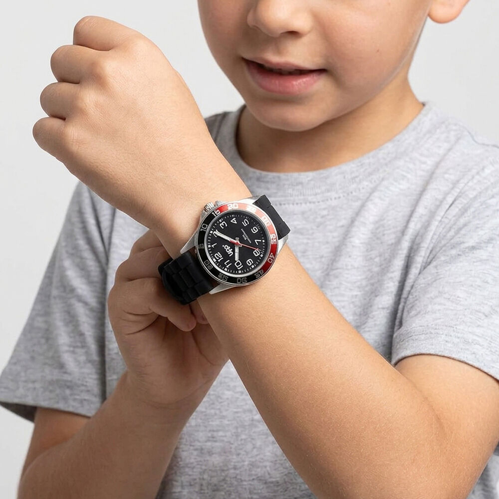 Montre Upp Axel Noir Et Rouge - Montres &eacute;tanches Enfant | Marc Orian