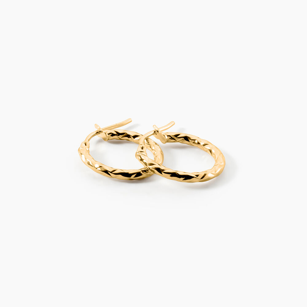 Cr&eacute;oles Carlyle Or Jaune - Cr&eacute;oles Femme | Marc Orian