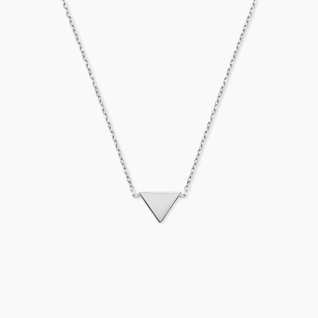 Collier Trilia Argent Blanc - Colliers fantaisie Femme | Marc Orian