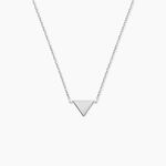 Collier Trilia Argent Blanc - Colliers fantaisie Femme | Marc Orian