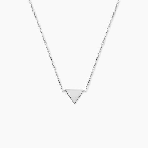 Collier Trilia Argent Blanc - Colliers fantaisie Femme | Marc Orian