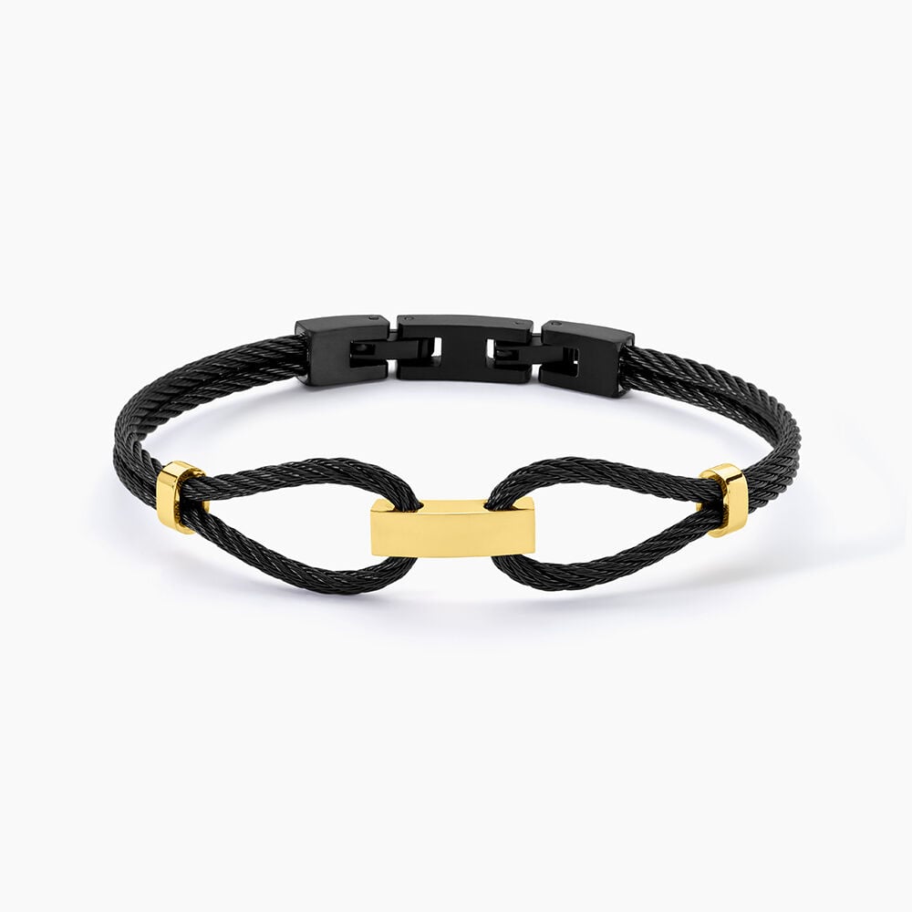 Bracelet Jonc Phebus Him Acier Bicolore - Nouveautés Homme | Marc Orian