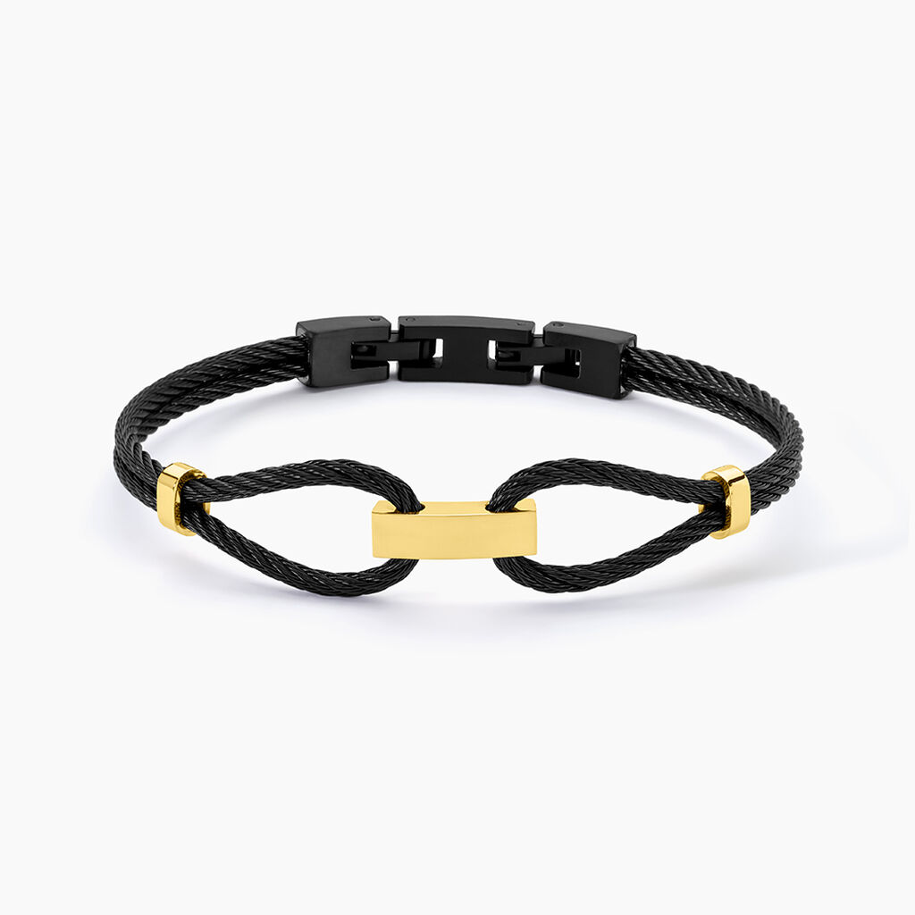 Bracelet Jonc Phebus Him Acier Bicolore - Bracelets joncs Homme | Marc Orian