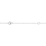 Collier Or Blanc Oxyde De Zirconium - Colliers avec pierres Femme | Marc Orian