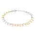 Bracelet Argent Tricolore Bop - Bracelets chaînes Femme | Marc Orian