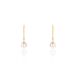 Boucles D'oreilles Pendantes Baroque Or Jaune Perles De Culture - Boucles d'oreilles mariage Femme | Marc Orian