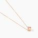 Collier Solitaire Argent Rose Rio Santa Teresa Oxyde De Zirconium - Colliers solitaires Femme | Marc Orian