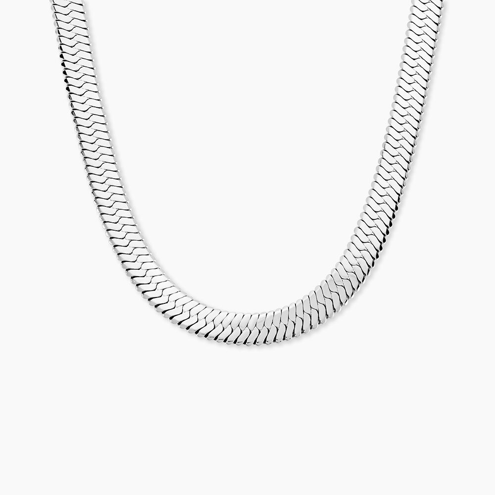 Collier Hera Melitta Acier Blanc - Chaines Femme | Marc Orian
