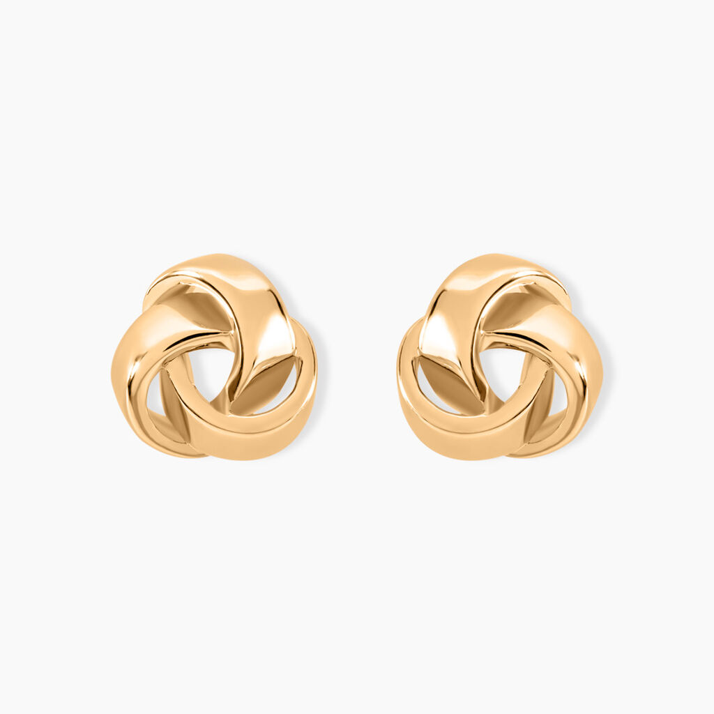 Boucles D'oreilles Puces Marcelina Plaqué Or Jaune - Puces Femme | Marc Orian