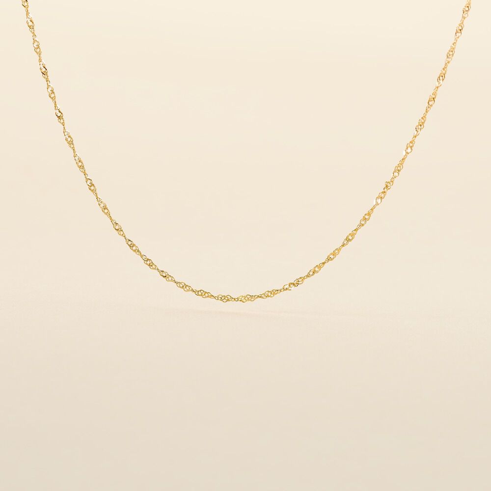 Chaîne Imanie Maille Singapour Or Jaune - Chaines Femme | Marc Orian