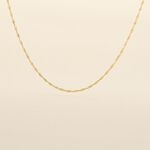 Cha&icirc;ne Imanie Maille Singapour Or Jaune - Chaines Femme | Marc Orian