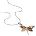 Collier Libellule Argent Blanc Ambre - Colliers avec pierres Femme | Marc Orian