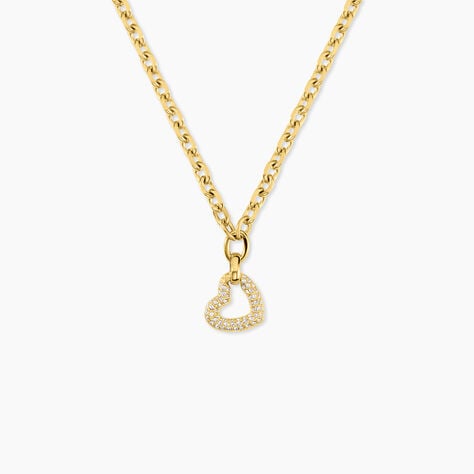 Collier Sydnee Acier Jaune Cristal - Colliers avec pierres Femme | Marc Orian