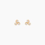 Boucles D'Oreilles Puces Marinette Plaqu&eacute; Or Jaune Oxyde De Zirconium - Puces Femme | Marc Orian