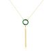 Collier L'incessante Or Jaune Malachite - Colliers avec pierres Femme | Marc Orian