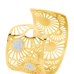 Bracelet Jonc Imagine Florette Strass Acier Jaune Strass - Bracelets joncs Femme | Marc Orian