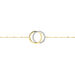 Bracelet Or Jaune Tresha Diamants - Bracelets Anneaux Entrelaces Femme | Marc Orian
