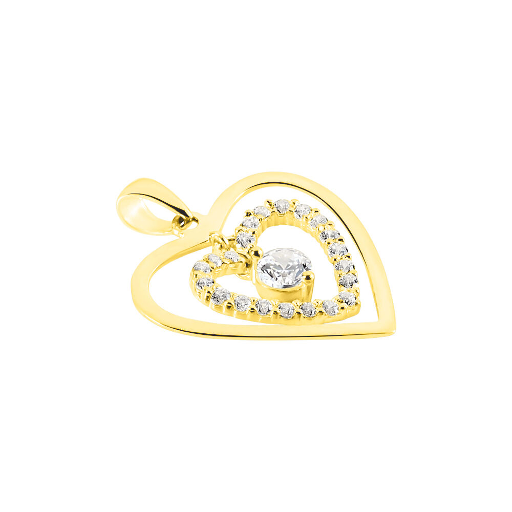 Pendentif Ademe Or Jaune Oxyde De Zirconium - Pendentifs Femme | Marc Orian