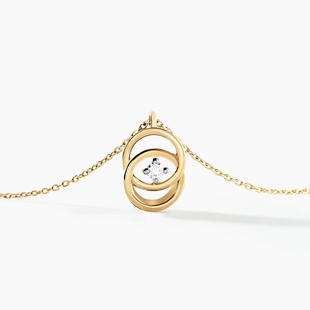 Collier Natalona Or Jaune Diamant - Colliers avec pierres Femme | Marc Orian