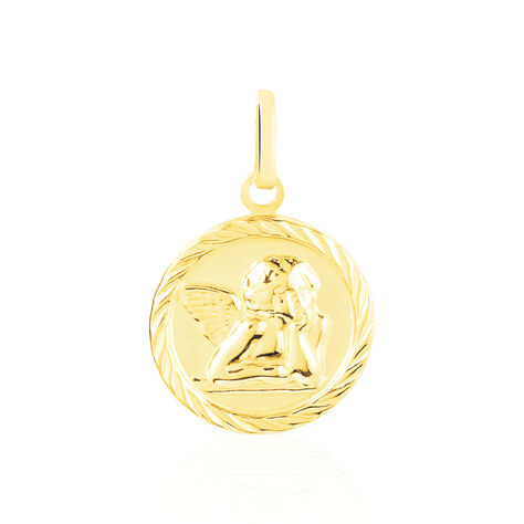 Pendentif Ange Rond Sable Or Jaune - Pendentifs Famille | Marc Orian