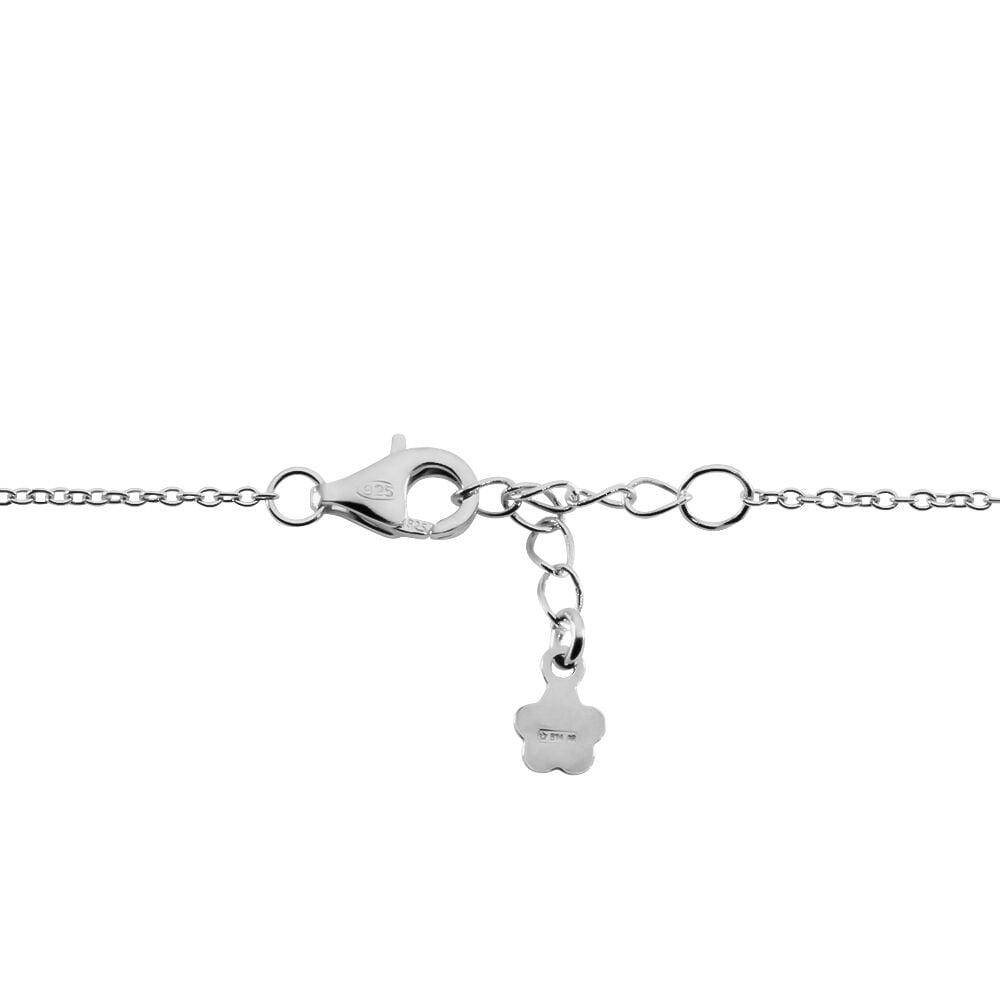 Bracelet Dita Argent Blanc Oxyde De Zirconium - Bracelets Anneaux Entrelaces Femme | Marc Orian