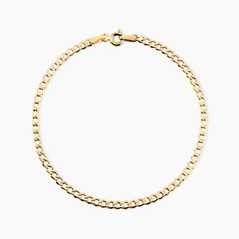 Bracelet Iris Or Jaune Maille Gourmette - Bracelets mailles Femme | Marc Orian