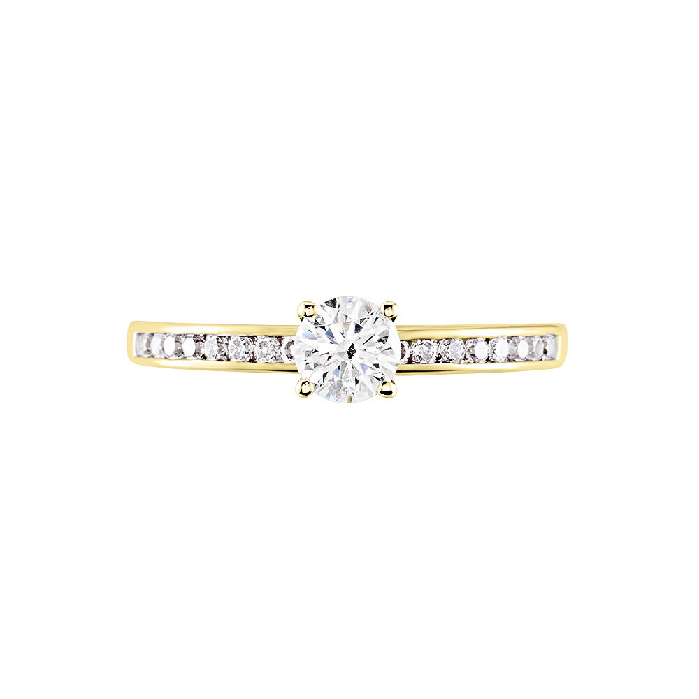 Bague Harem Or Jaune Oxyde - Solitaires Femme | Marc Orian