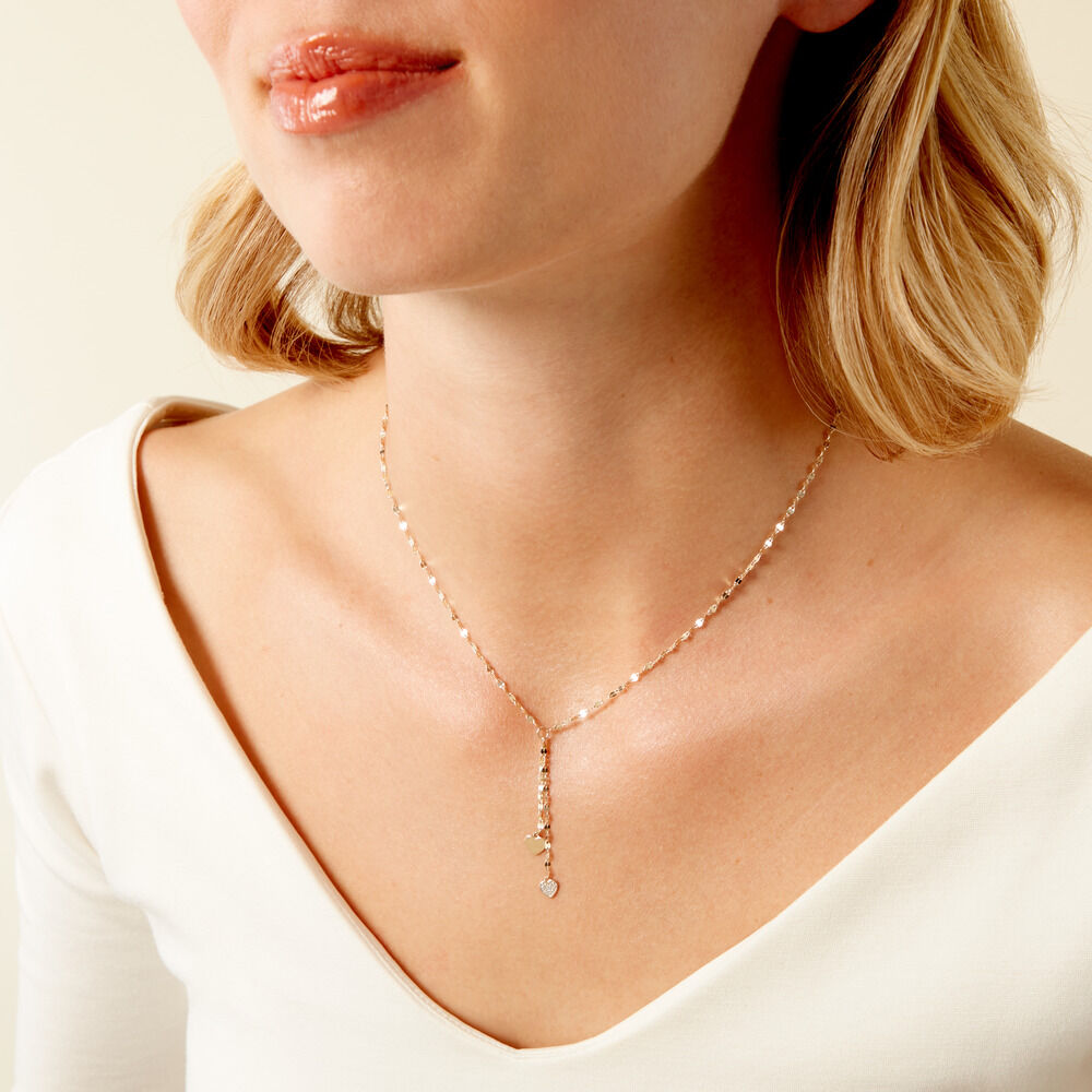 Collier Michiko Or Jaune Diamant - Colliers avec pierres Femme | Marc Orian