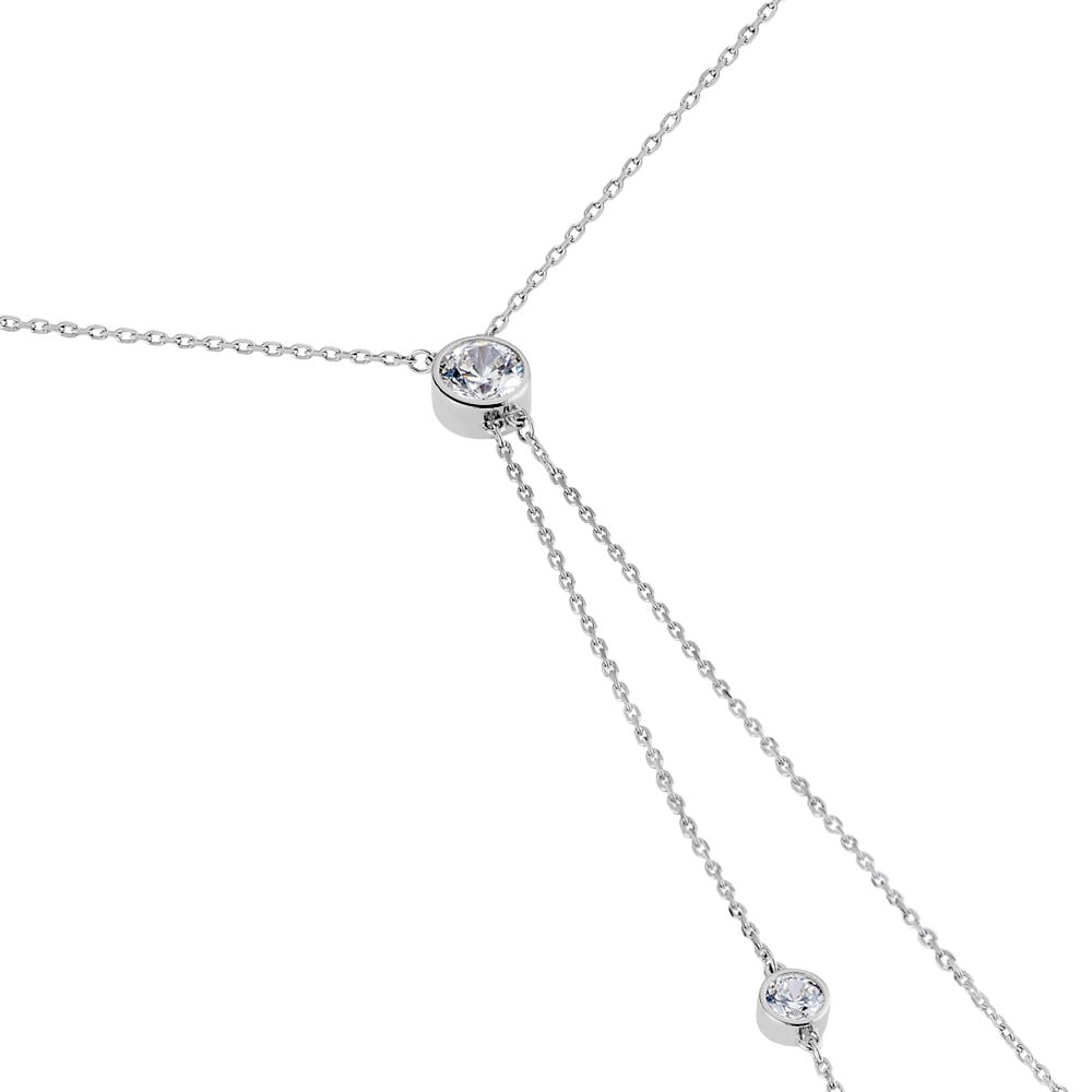 Collier De Dos Indigo Argent Perle De Culture Oxyde - Colliers avec pierres Femme | Marc Orian