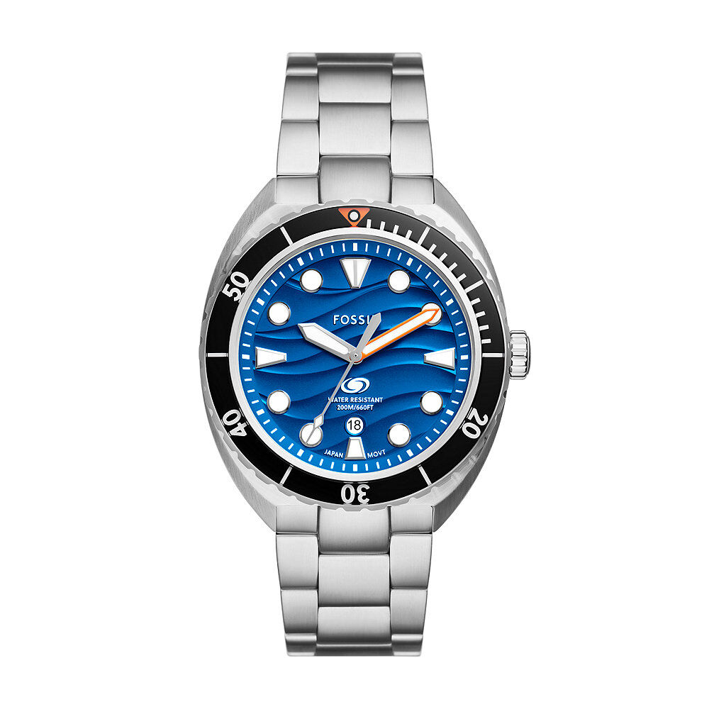 Montre Fossil Breaker Bleu - Montres étanches Homme | Marc Orian