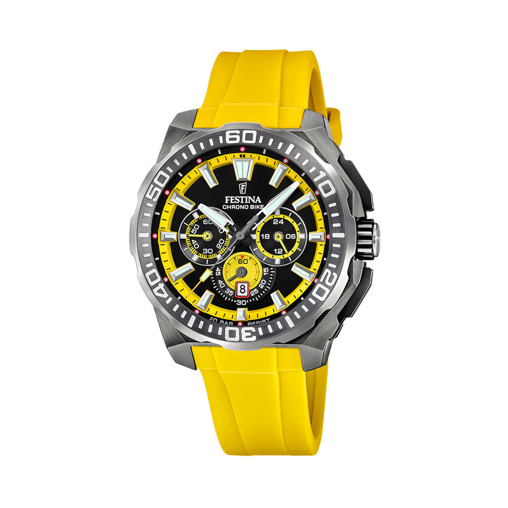 Montre Festina Chrono Bike 3 Noir - Montres &eacute;tanches Homme | Marc Orian