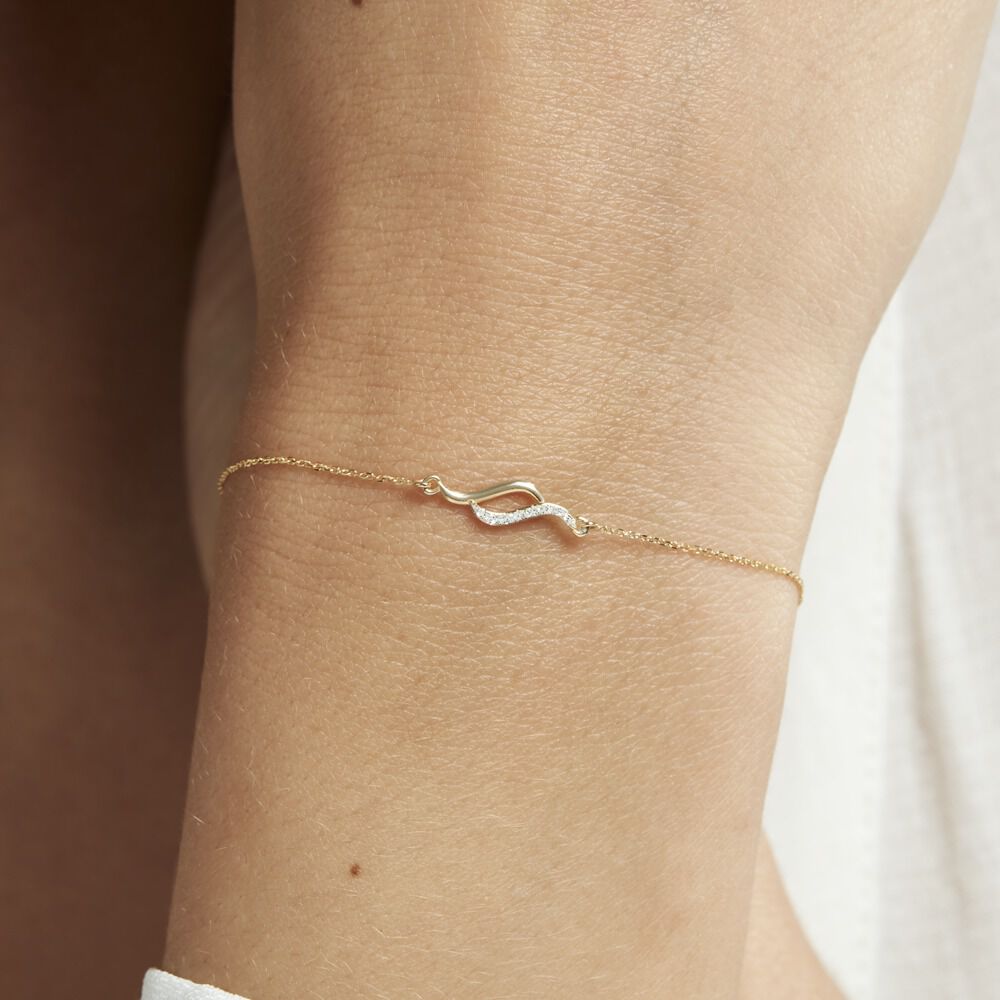 Bracelet Aliz Or Jaune - Bracelets chaînes Femme | Marc Orian