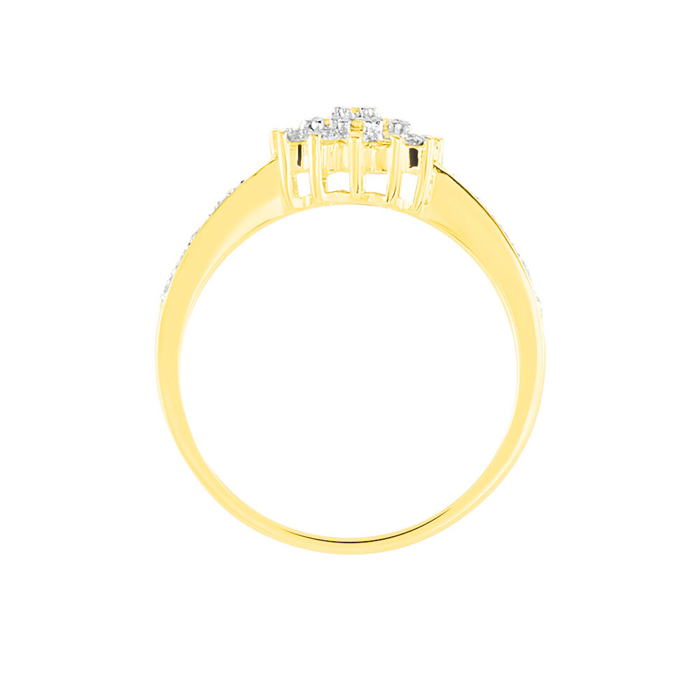 Bague Or Jaune Chou Diamants - Bagues fian&ccedil;ailles Femme | Marc Orian